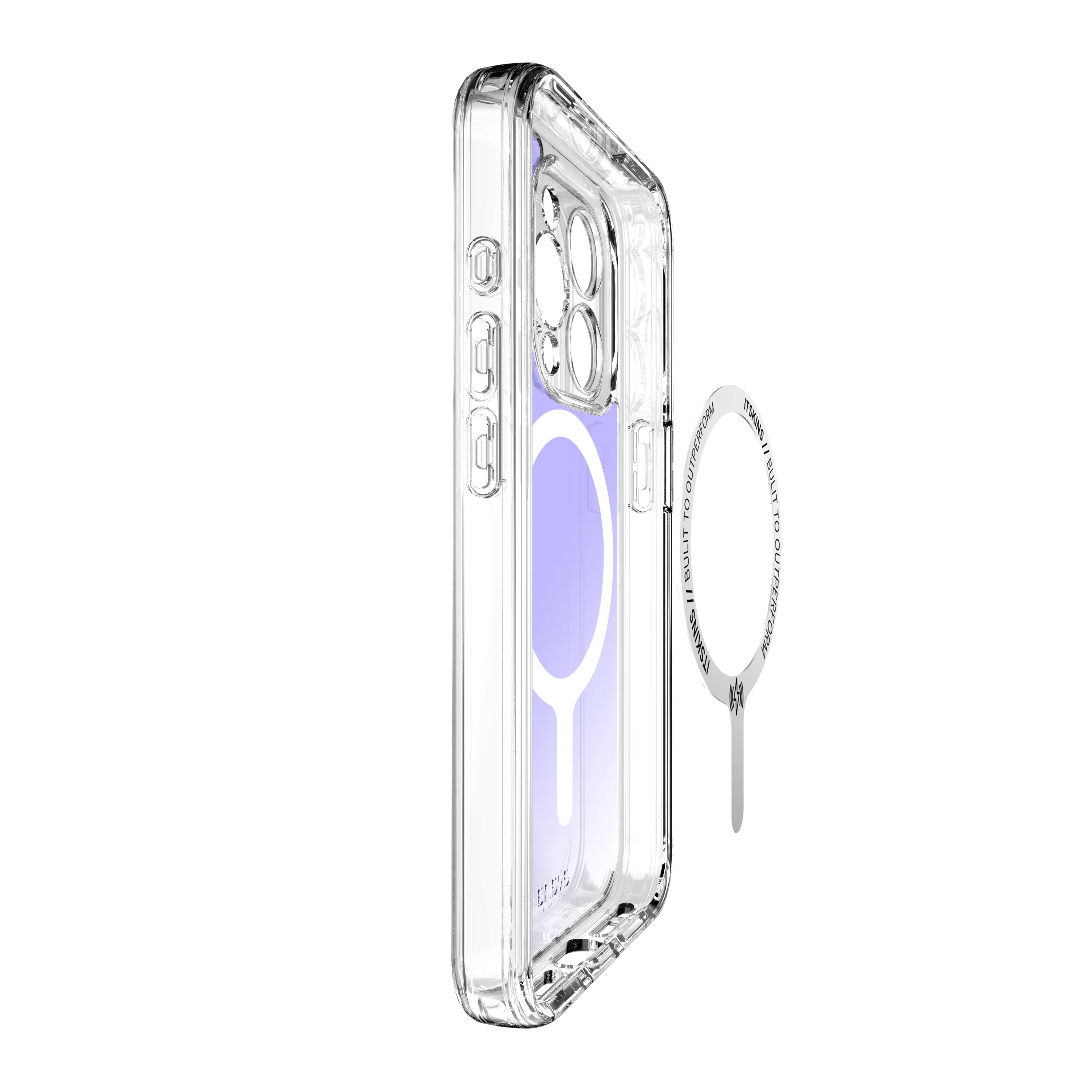 Itskins Avana Cosmic iPhone 15 Pro Max Magsafe Case - Cosmic Violet - Tashqila Itskins Avana Cosmic iPhone 15 Pro Max Magsafe Case - Cosmic Violet - Tashqila